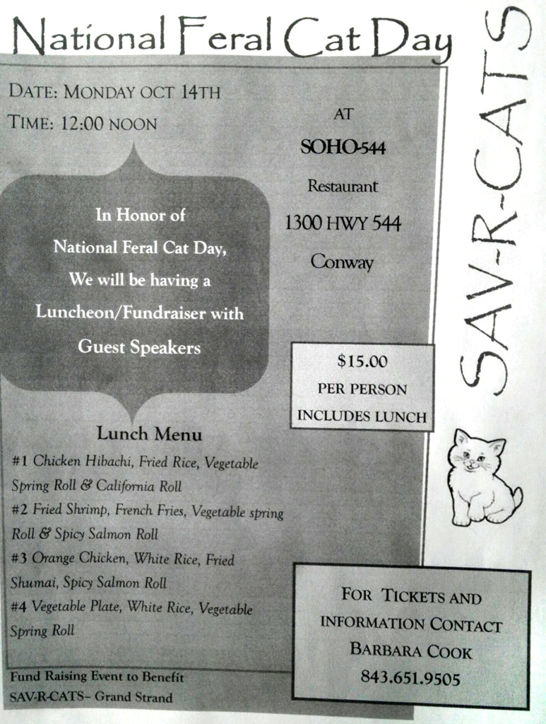 Feral Cat Day Luncheon