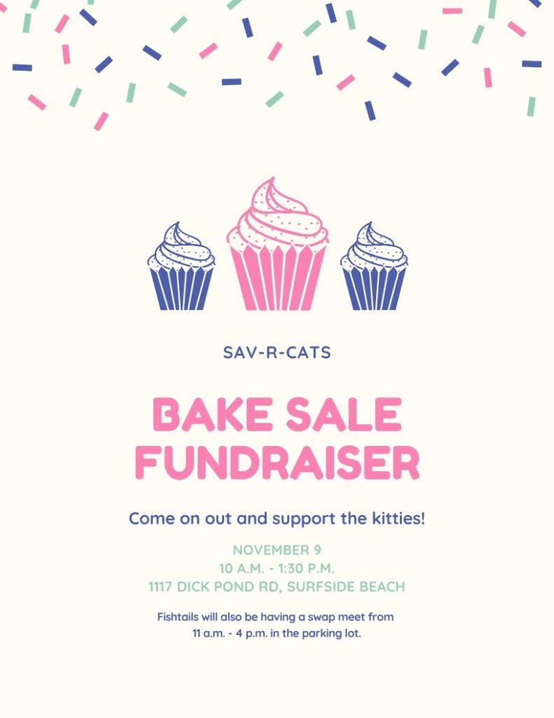 Bake Sale flyer